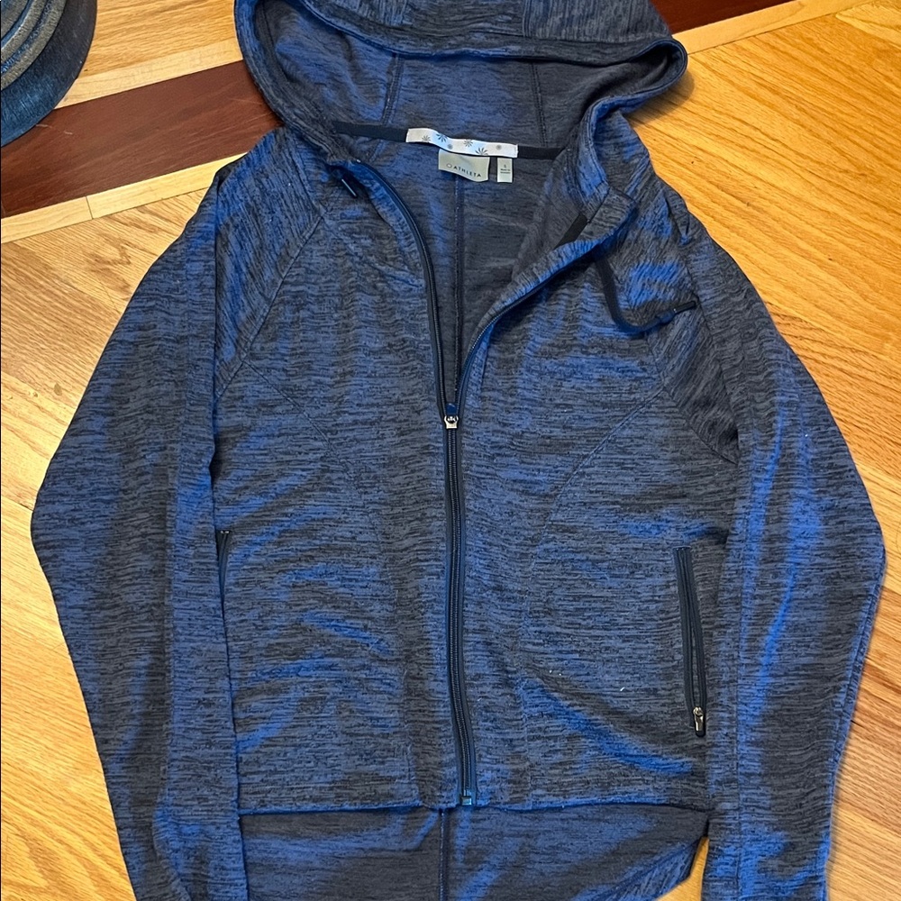 Athleta Kids Charcoal Zip-Up Hoodie